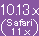 X10.13/Safari11.x