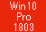 Win 10 Pro 64 Ver1803