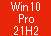Win 10 Pro 64 Ver21H2