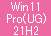 Win 11 Pro 64 Ver21H2 (Win10 UG)